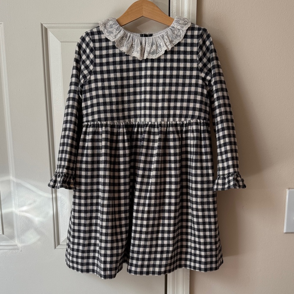 Bonpoint check dress 8y